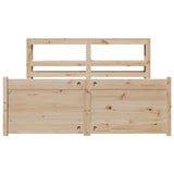 Bed Frame with Headboard without Mattress 140x200 cm 3306021