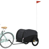 Bike Trailer Black 45 kg Iron 94129