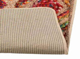 Rug Runner MARSA Multicolour 80 x 450 cm Polyester and PVC 42023269