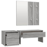 Hallway Furniture Set Grey Sonoma Engineered Wood 3120195