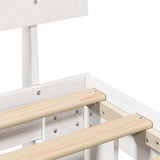 Bed Frame with Headboard White 90 x 190 cm Solid Pine Wood 872591