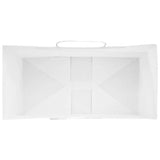 ZNTS Paper Bags 250 pcs with Handles White 21x11x36 cm 4101617