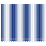 Retractable Awning Manual Blue and White 400x300 cm Fabric 3330485
