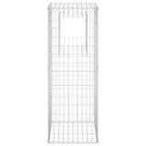 Gabion Basket Post 50x50x140 cm Iron 151270