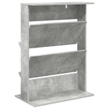 Magazine Rack Concrete Grey 70 x 41 x 96 cm Engineered Wood 899538
