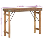 Console Table Brown 110 x 35 x 76 cm Solid Reclaim wood 4019617