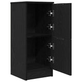 Sideboard 2 pcs Black Oak 30 x 30 x 70 cm Engineered Wood 862099