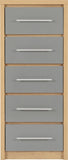 ZNTS Seville 5 Drawer Narrow Chest 100-102-085