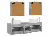 Bathroom Furniture Set 5 pcs Grey Sonoma 3407044