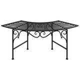 Tree Bench Black Steel Medium Durable Circular Tree Bench 318826