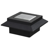 ZNTS Outdoor Solar Lamps 12 pcs LED Square 12 cm Black 277136