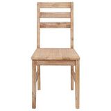 Dining Chairs 6 pcs Solid Acacia Wood 276256
