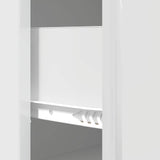 Drawer Cabinet High Gloss White 66 x 34.5 x 90 cm 895529