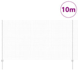 Fence and Post Silver 1.4 x 10 m Steel 3336149