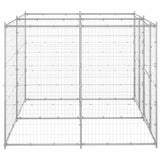 Outdoor Dog Kennel Galvanised Steel 4,84 m 3082282