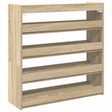 Shoe Rack Sonoma Oak 80x25x81 cm Engineered Wood 859907