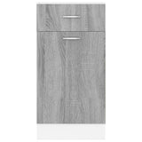 Drawer Bottom Cabinet Lyon Grey Sonoma 40x46x81.5 cm Engineered Wood 815571