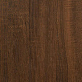 Storage Bench Brown Oak 102x42x46 cm Engineered Wood 835088