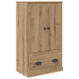 Highboard with Drawer 3 pcs Artisan Oak Engineered Wood 3402672