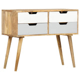 Sideboard Brown Solid Mango Wood 85x40x71 cm Storage Vintage 286241
