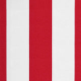Awning Replacement Fabric Red and White 3x2.5 m Polyester 367714