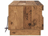 LED TV Cabinet Old Wood Engineered Wood 897433