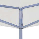 48860 Professional Folding Party Tent 3x3 m Steel White