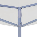 Professional Folding Party Tent 2x2 m Steel White 48886