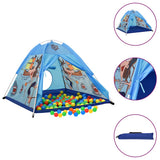 Children Play Tent with 250 Balls Blue 120x120x90 cm 3107742