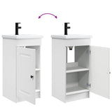 Bathroom Vanity with Sink White 42 x 40 x 84.5 cm 889994