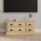 TV Cabinet Sonoma Oak 100x35.5x45 cm Engineered Wood 816451