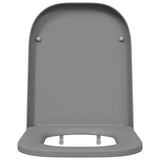 Toilet Seat Grey 47.5 x 35 x 3.6 cm Duroplast 42002359