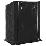 Firewood Rack with Rain Cover 150x100x200 cm Galvanised Steel 4104955