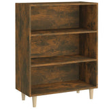 Sideboard Smoked Oak 69.5x32.5x90 cm Engineered Wood 817375