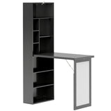 Three-Part Work Desk, with Storage and Writing Board - Black T3398P344675