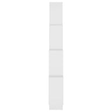 Wall Cube Shelf White 90x15x119 cm Engineered Wood 807178