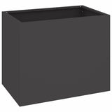 Garden Planter Black 50 x 32 x 40 cm Cold-rolled Steel 876350