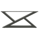 Coffee Table Legs 2 pcs Anthracite 70x cm Steel 4012694