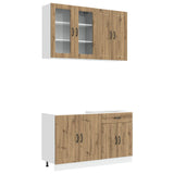 Kitchen Unit LUCCA 4 pcs Artisan Oak Engineered Wood 3438324