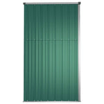 Garden Tool Shed Green 161x89x161 cm Galvanised Steel 316209