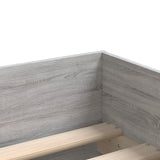 Bed Frame without Mattress Grey Sonoma 75x190 cm Small Single Small Single 3207362