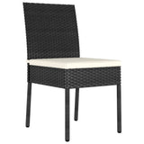 Dining Chair Set of 4 Black,Cream 317167