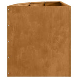 Corner Planter Rusty 45 x 45 x 50 cm Weathering steel 883674