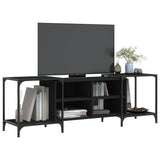 TV Cabinet Black 153x37x50 cm Engineered Wood 837602