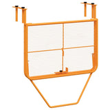 Balcony Table Yellow 60x40 cm Steel 340920