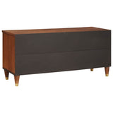 TV Cabinet with Shelf Brown 100 x 33.5 x 46 cm Solid Mango Wood 4018896