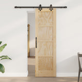 Sliding Door ORKDAL Natural 61 x 198.5 cm Solid Pine Wood 3445539
