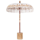 Balinese Parasol Cream 180-190 cm Cotton and solid wood 3356884