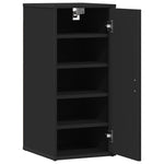 Shoe Cabinet Black 32x35x70 cm Engineered Wood 808956