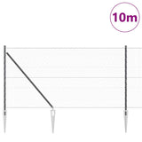 Welded Wire Fence with Spikes 10 x 1.2 m 3353205